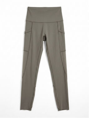AERIE Offline Goals High-rise Taupe Green Leggings, Sz S